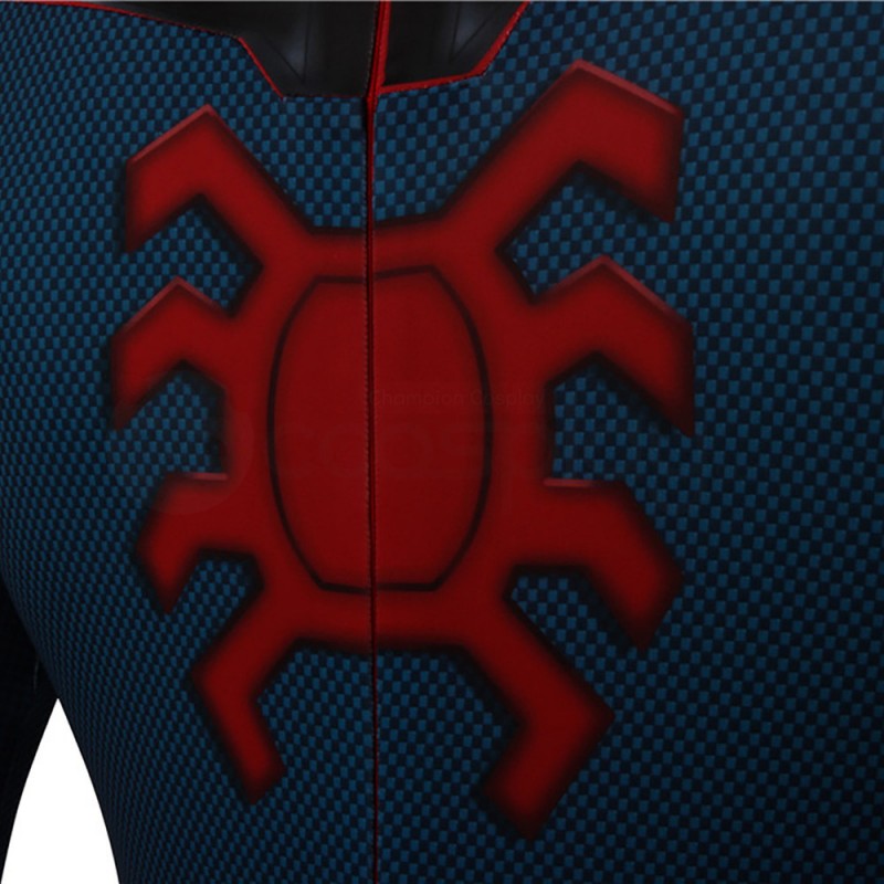 Spider-Man 3D Spandex Jumpsuit Captain America Civil War Cosplay Costume