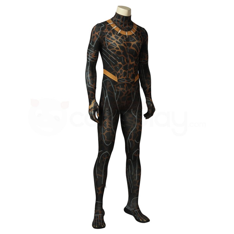 Erik Stevens Jumpsuit Black Panther Cosplay Costume