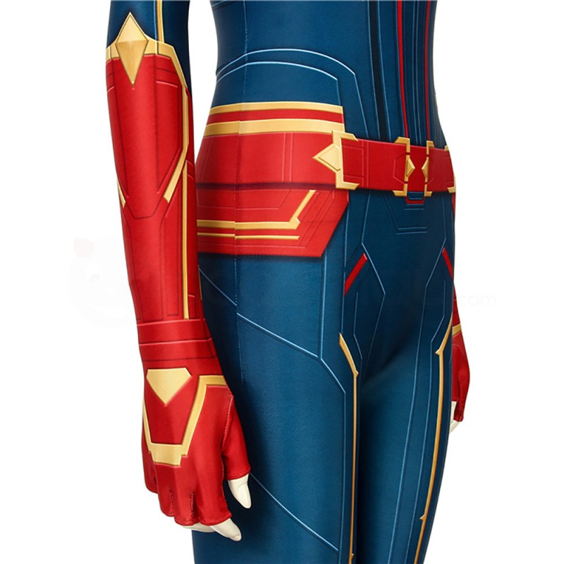 Carol Danvers Cosplay Costume Captain Marvel Cosplay Jumpsuit