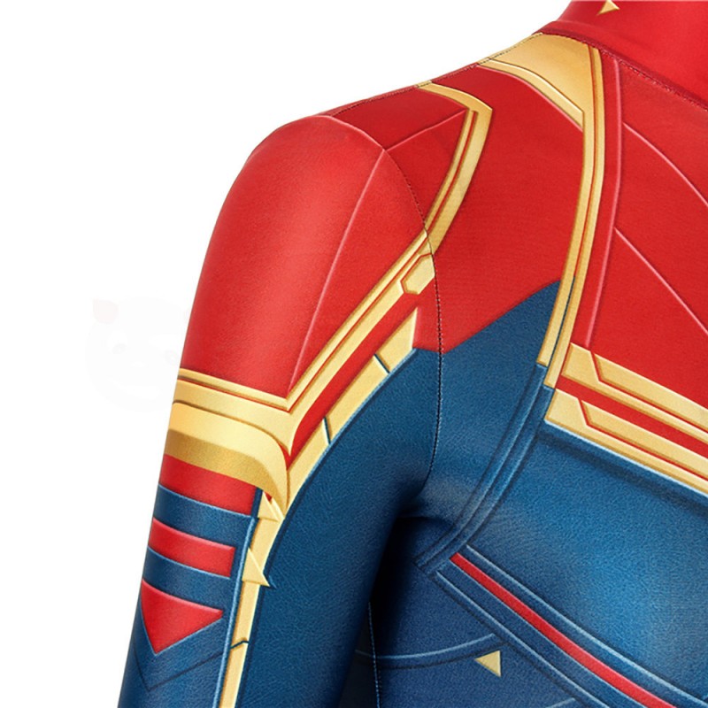 Carol Danvers Cosplay Costume Captain Marvel Cosplay Jumpsuit