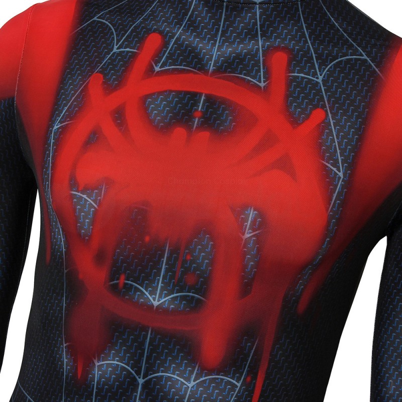 Spider-Man Into the Spider-Verse Cosplay Jumpsuits Miles Morales Suit