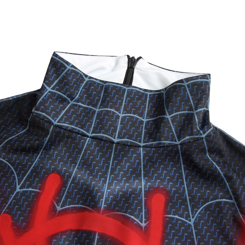 Spider-Man Into the Spider-Verse Cosplay Jumpsuits Miles Morales Suit