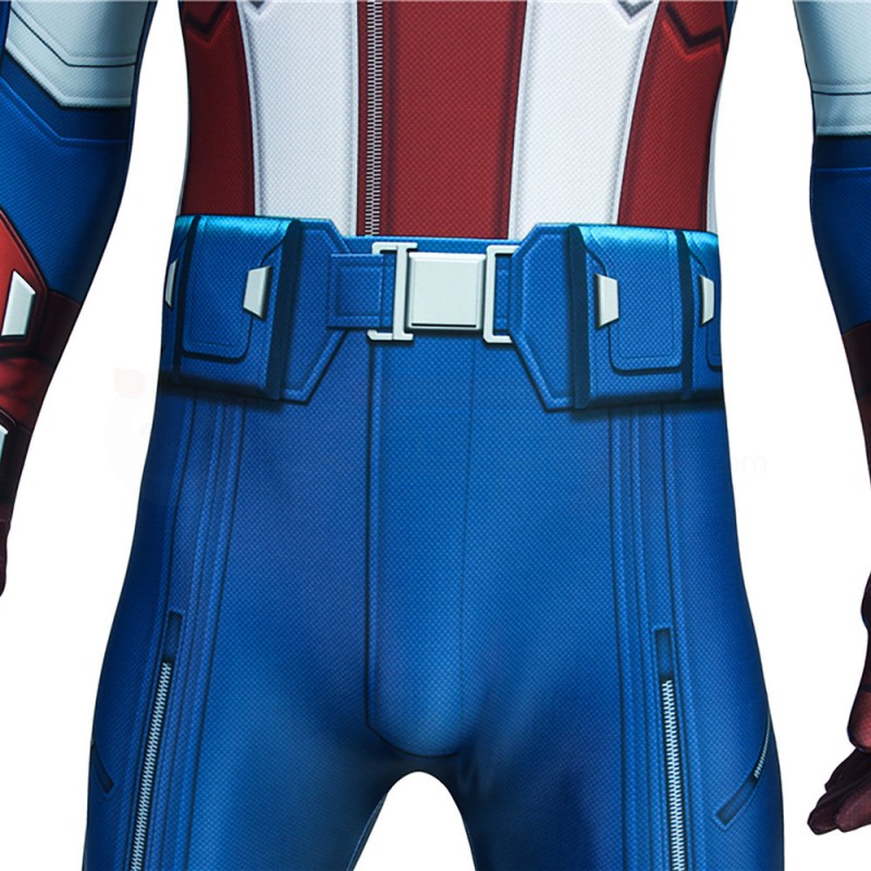 The Avengers Steve Rogers Bodysuit Captain America Cosplay Costume