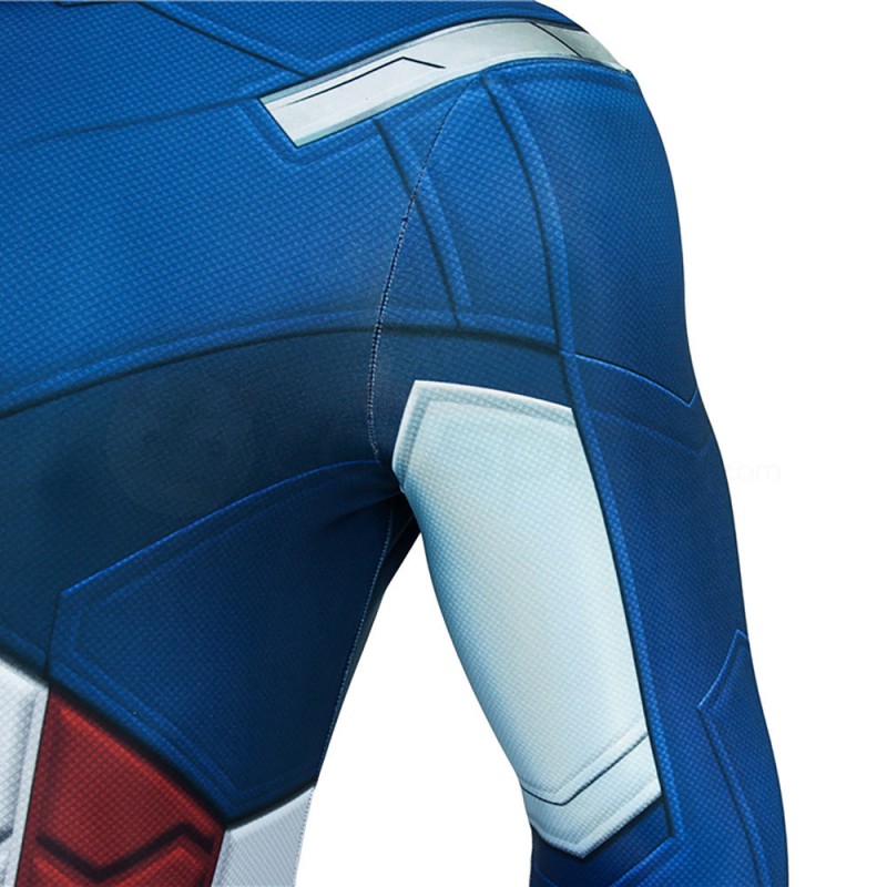 The Avengers Steve Rogers Bodysuit Captain America Cosplay Costume