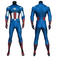 The Avengers Steve Rogers Bodysuit Captain America Cosplay Costume