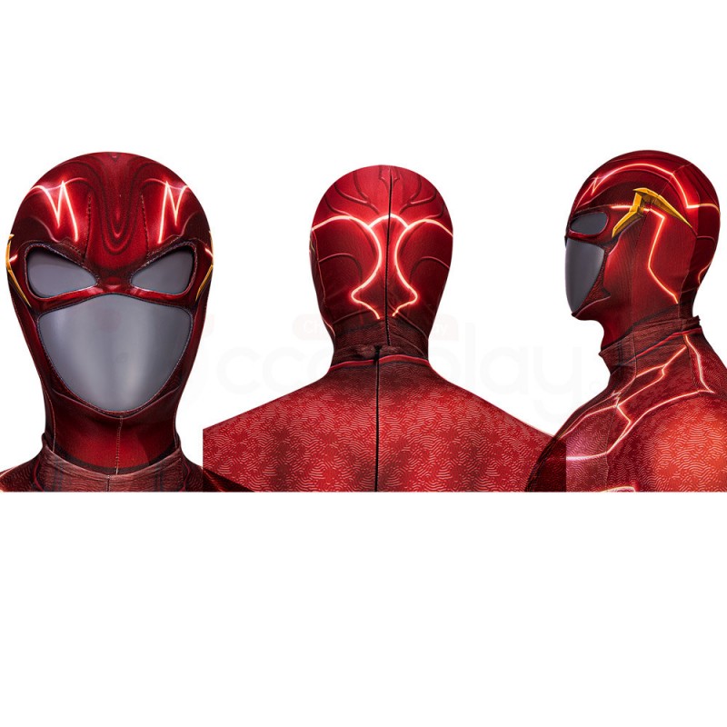 Point Cosplay Costume TF Barry Allen Red Jumpsuit
