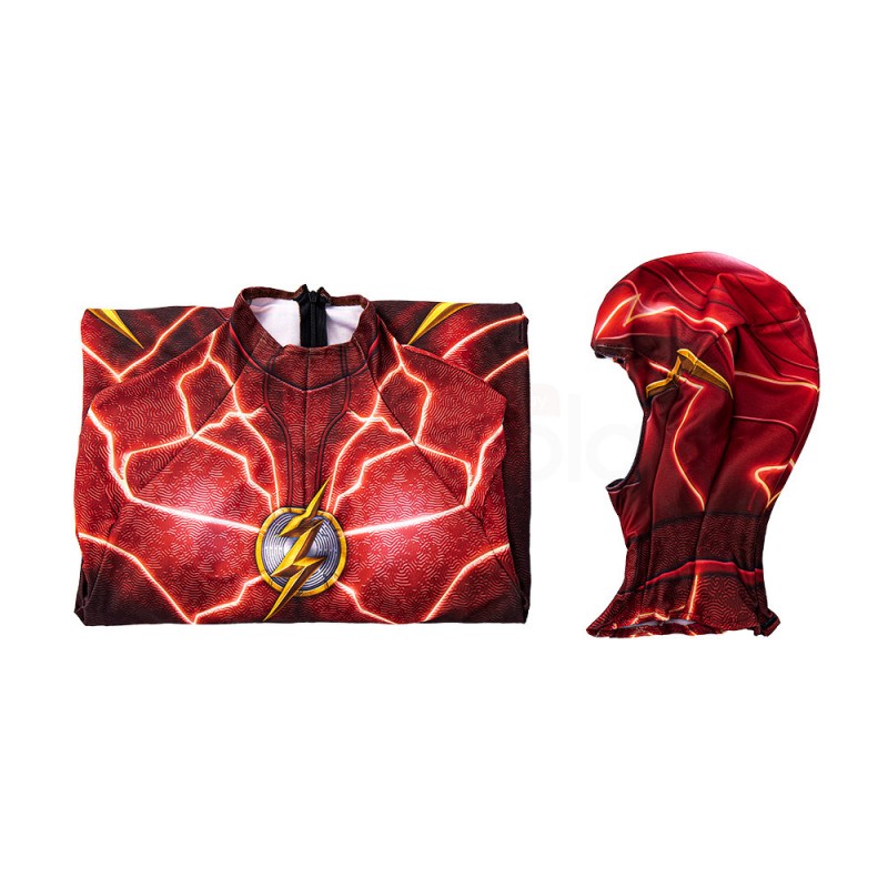 Point Cosplay Costume TF Barry Allen Red Jumpsuit
