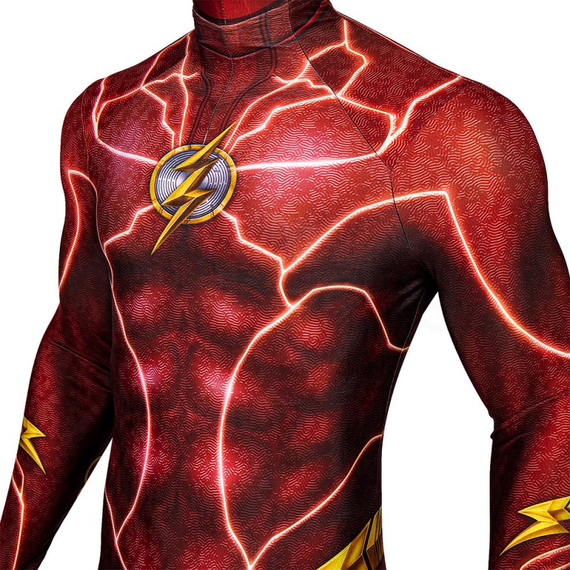 Point Cosplay Costume TF Barry Allen Red Jumpsuit