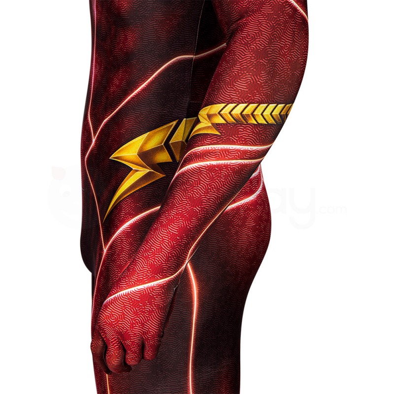 Point Cosplay Costume TF Barry Allen Red Jumpsuit