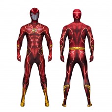 Flashpoint Cosplay Costume TF Barry Allen Red Jumpsuit
