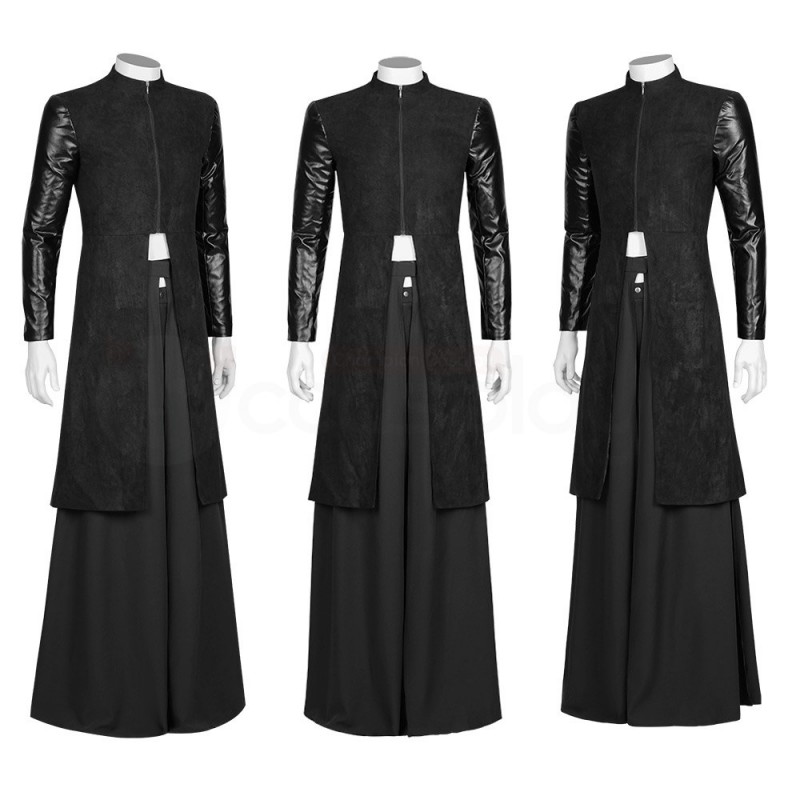 Neil Gaiman Cosplay Costume Black Outfit
