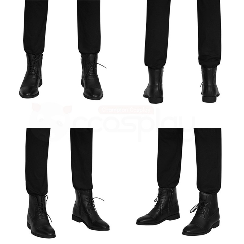 Neil Gaiman Cosplay Costume Black Outfit
