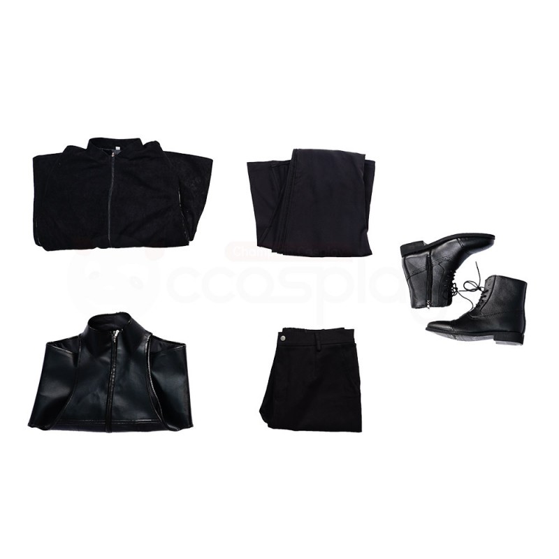 Neil Gaiman Cosplay Costume Black Outfit