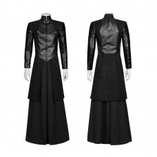 Neil Gaiman Cosplay Costume Black Outfit