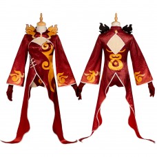 Fire Yakshas Costume Genshin Impact Cosplay Suit