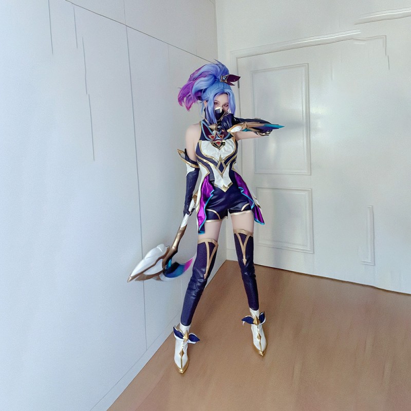 LOL Star Guardian Akali Cosplay Costume 2022 League Of Legends Cosplay Suit