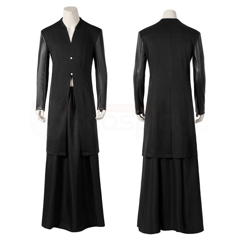 Movie Black Suit Halloween Cosplay Costume by Tom Sturridge
