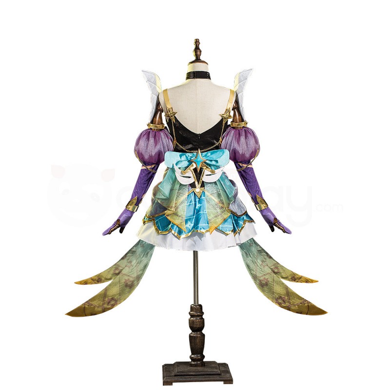 LOL Prestige Star Guardian Syndra Cosplay Costume League Of Legends Dress Suit