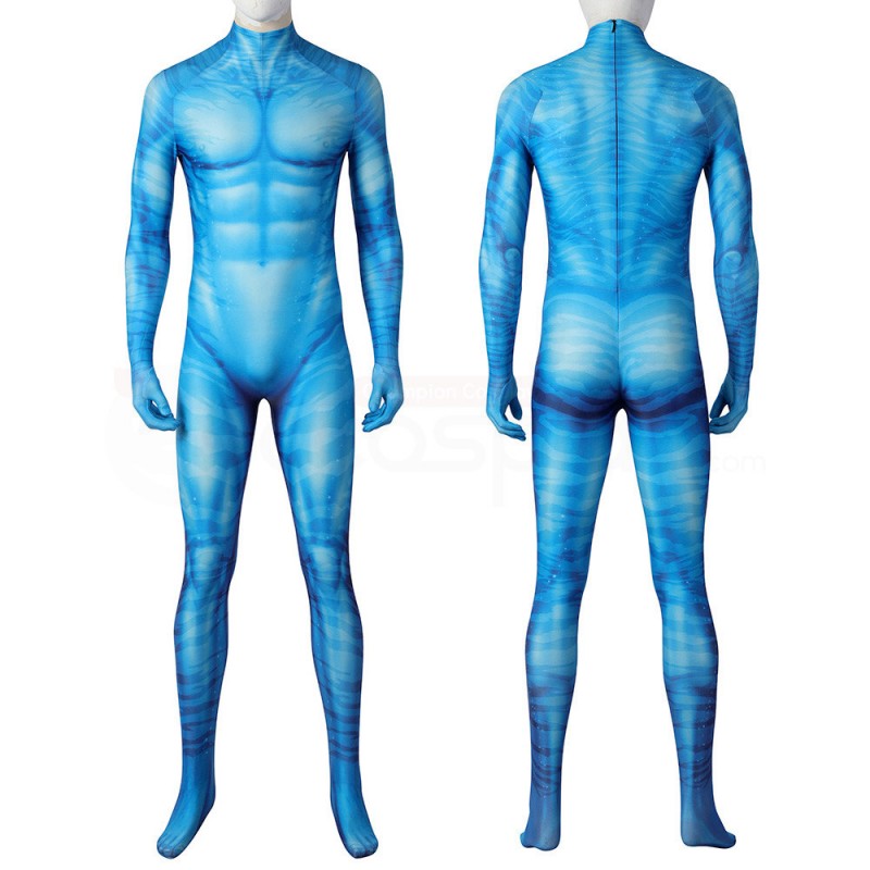 Avatar 2 The Way of Water Jake Sully Cosplay Costume Halloween Jumpsuit