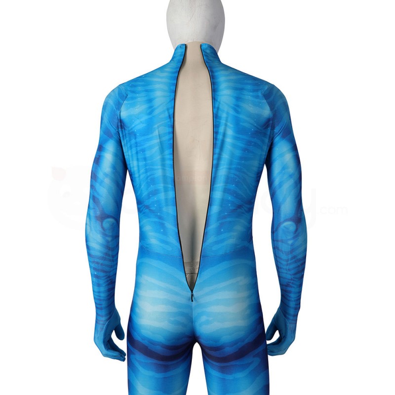 Avatar 2 The Way of Water Jake Sully Cosplay Costume Halloween Jumpsuit