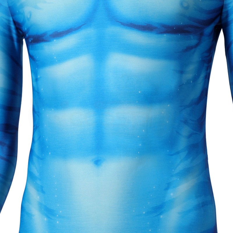 Avatar 2 The Way of Water Jake Sully Cosplay Costume Halloween Jumpsuit