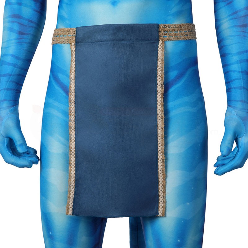 Avatar 2 The Way of Water Jake Sully Cosplay Costume Halloween Jumpsuit