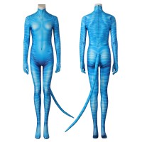 Avatar 2 The Way of Water Neytiri Cosplay Costume Halloween Jumpsuit
