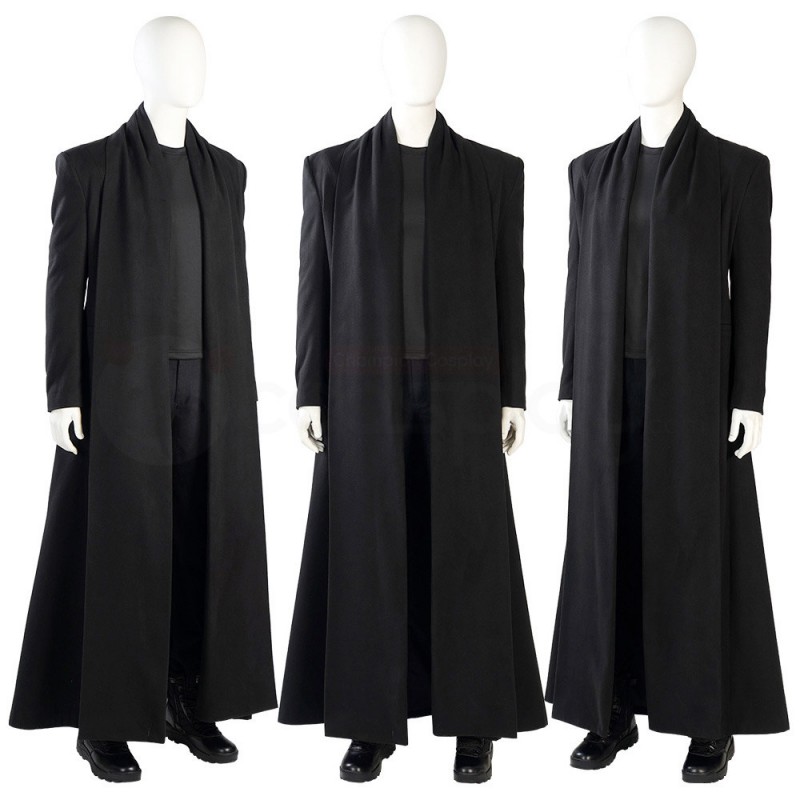 Neil Gaiman Black Suit Tom Sturridge Cosplay Costume