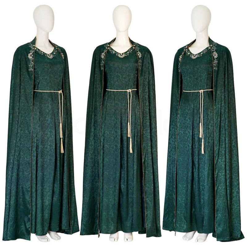 Alicent Hightower Green Dress Cosplay Costume