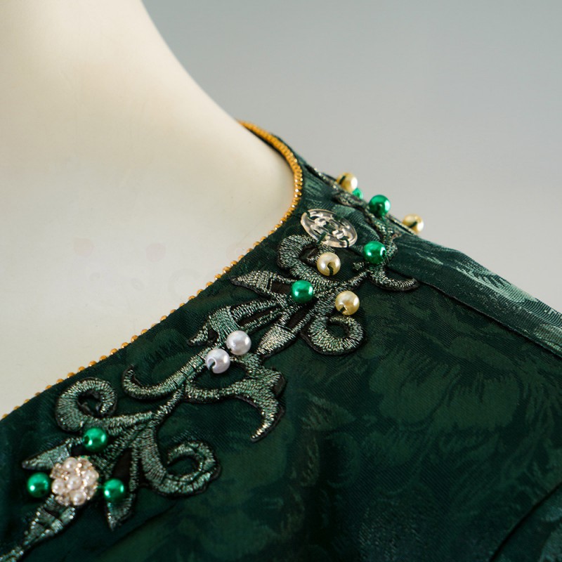 Alicent Hightower Green Dress Cosplay Costume