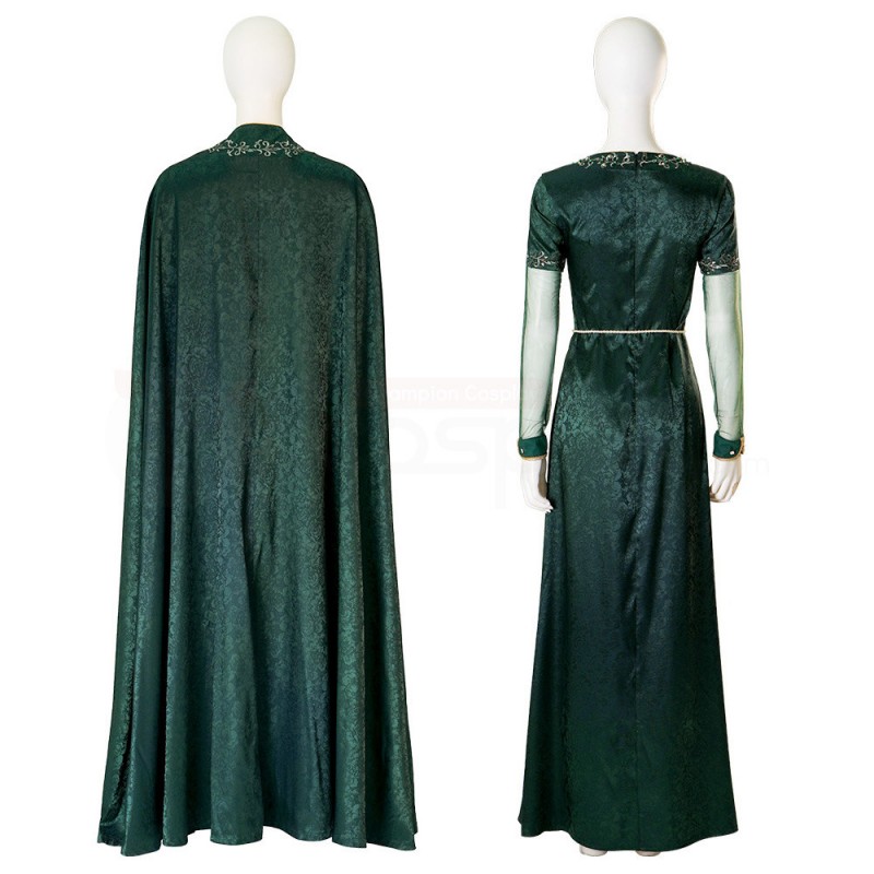 Alicent Hightower Green Dress Cosplay Costume