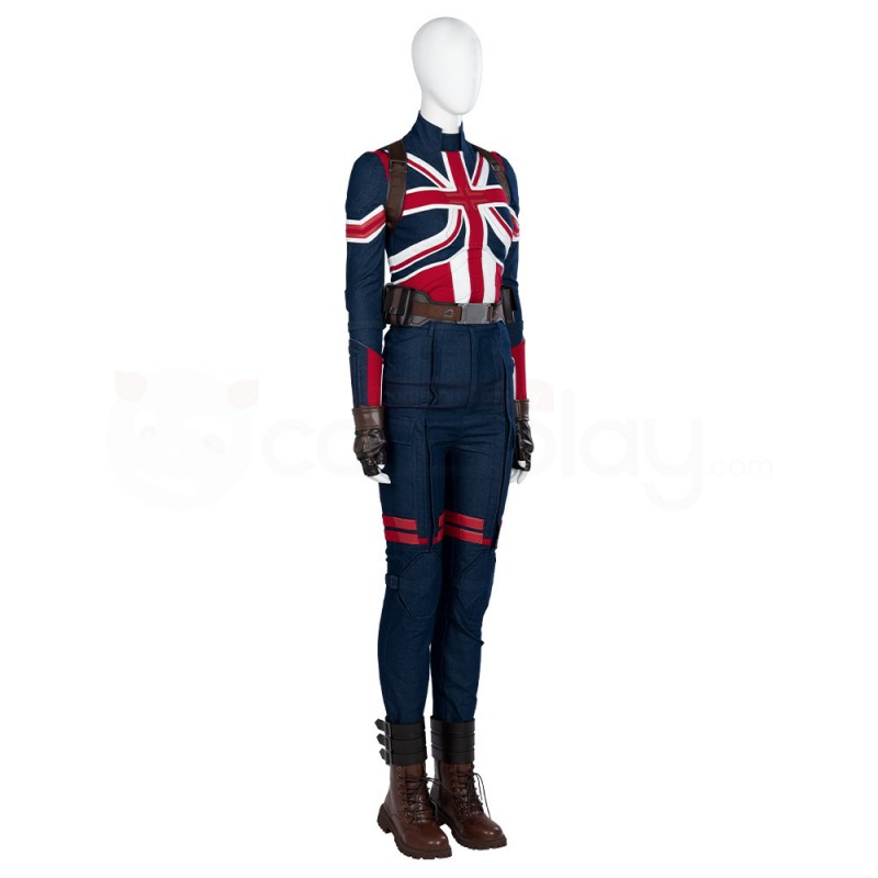 Doctor Strange in the Multiverse of Madness Peggy Carter Costume Captain Carter Cosplay Suit
