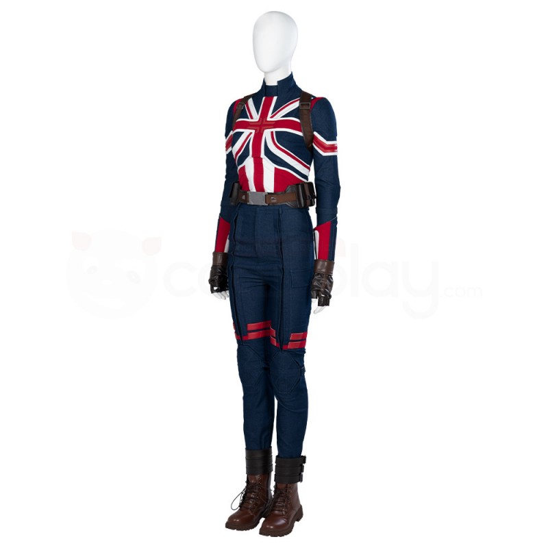 Doctor Strange in the Multiverse of Madness Peggy Carter Costume Captain Carter Cosplay Suit