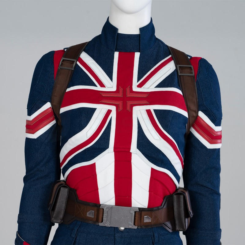 Doctor Strange in the Multiverse of Madness Peggy Carter Costume Captain Carter Cosplay Suit