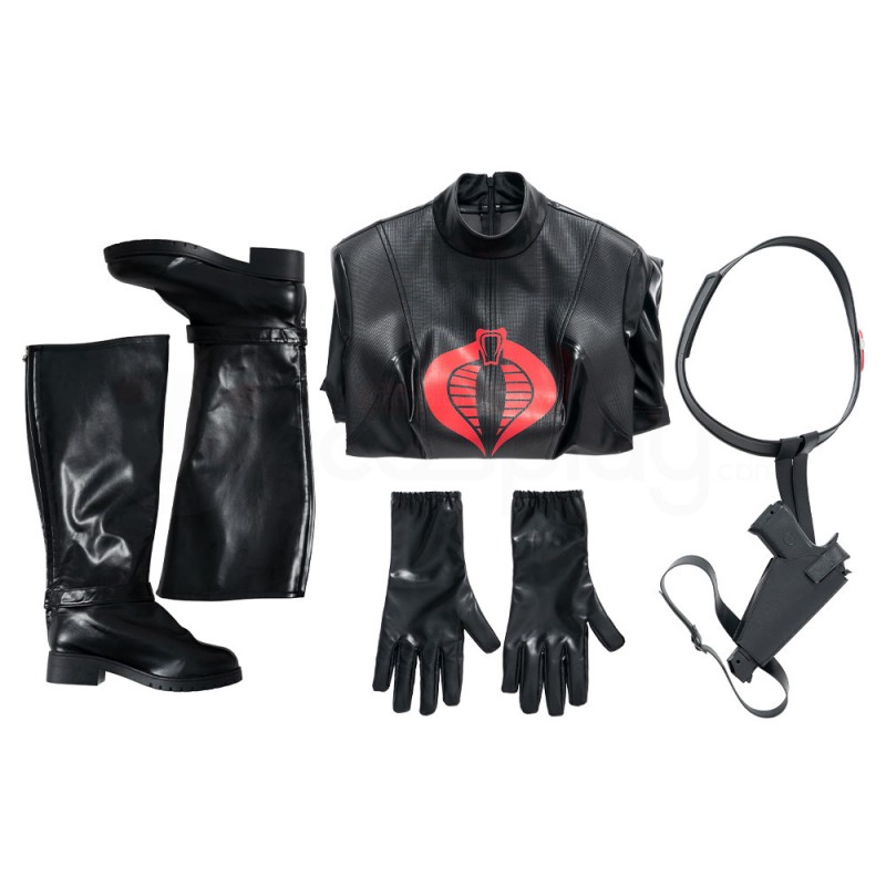 G I Joe Cosplay Costume G I Joe The Rise of Cobra Baroness Black Suit