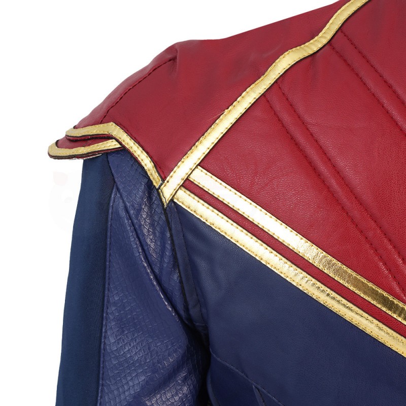 2022 New Captain Marvel Cosplay Suit Carol Danvers Blue Costume