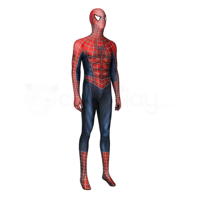 Spiderman Tobey Maguire Jumpsuit Spider-Man Peter Parker Cosplay Costume
