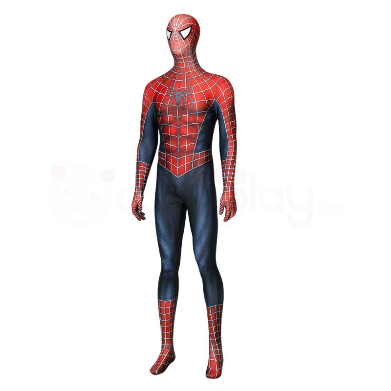 Spiderman Tobey Maguire Jumpsuit Spider-Man Peter Parker Cosplay Costume