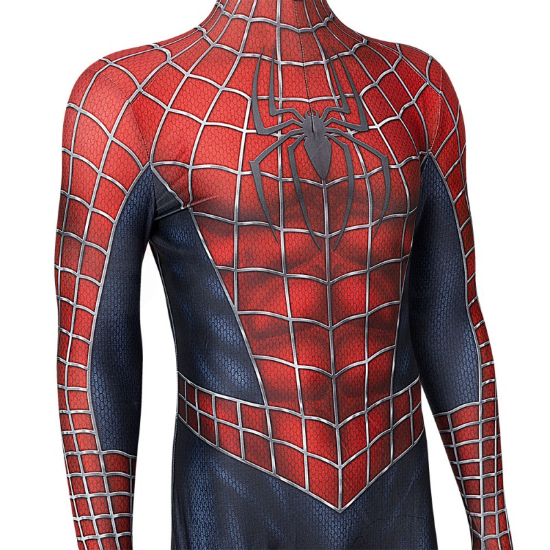 Spiderman Tobey Maguire Jumpsuit Spider-Man Peter Parker Cosplay Costume