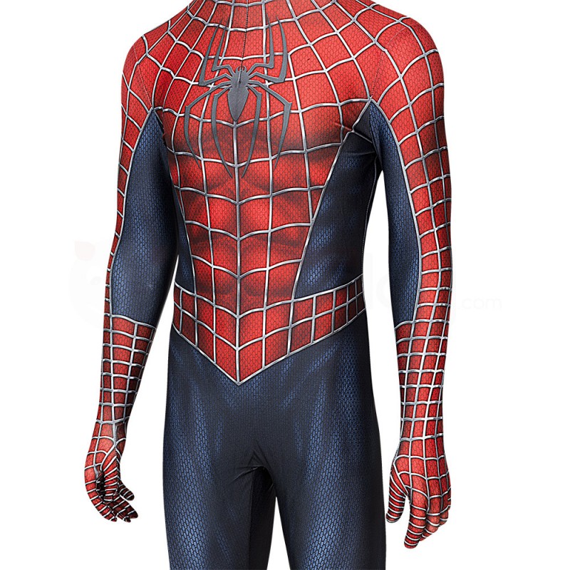 Spiderman Tobey Maguire Jumpsuit Spider-Man Peter Parker Cosplay Costume