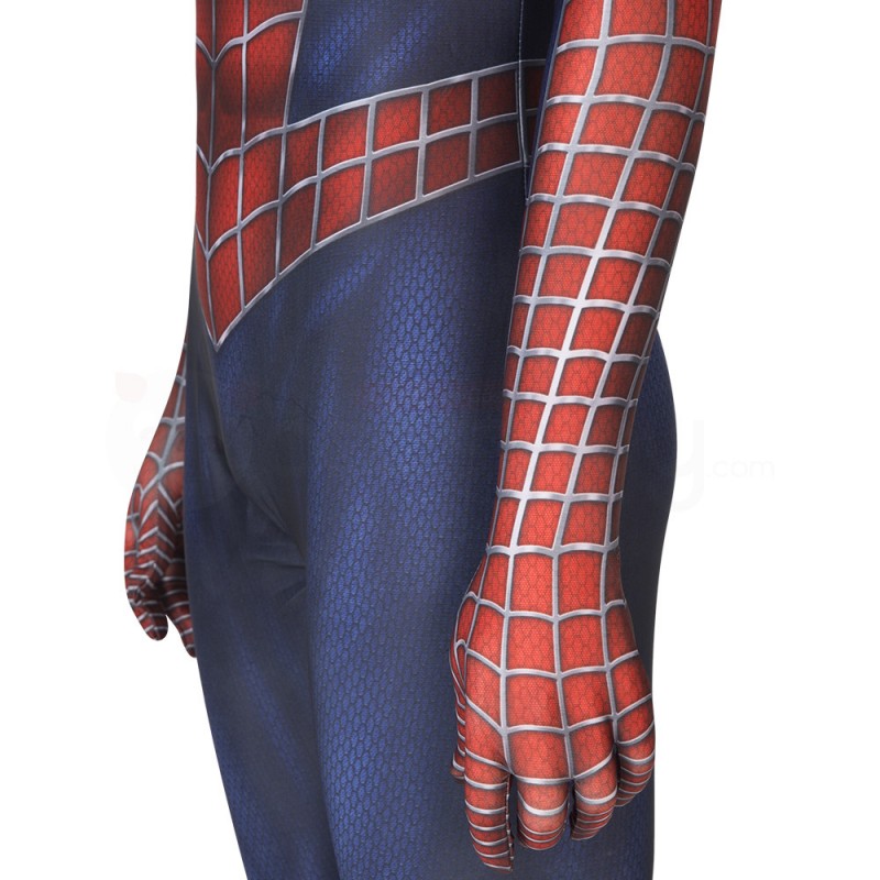 Spiderman Tobey Maguire Jumpsuit Spider-Man Peter Parker Cosplay Costume