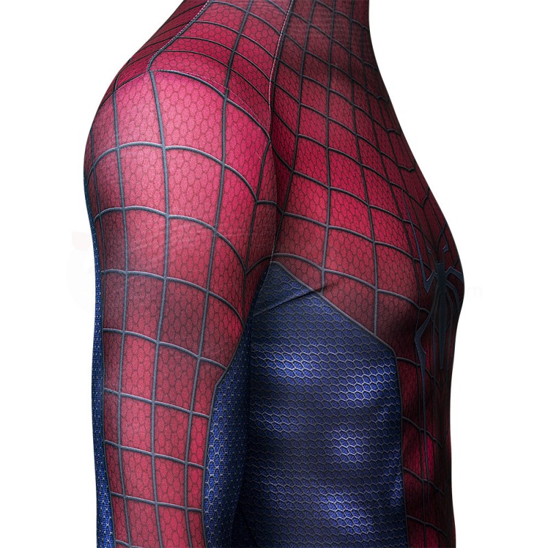 The Amazing Spider-Man 2 Andrew Garfield Cosplay Costume Peter Parker Jumpsuit