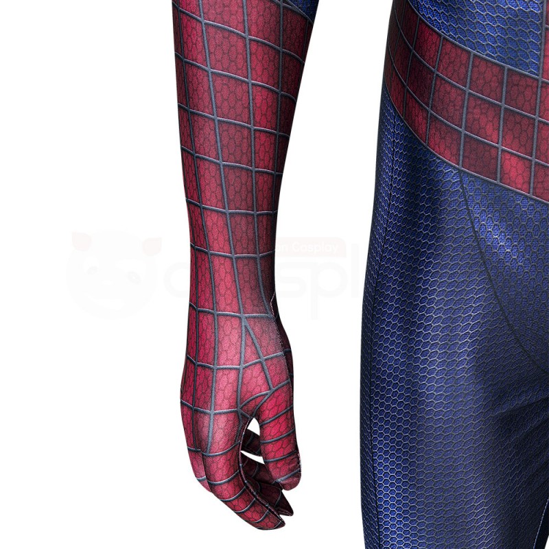 The Amazing Spider-Man 2 Andrew Garfield Cosplay Costume Peter Parker Jumpsuit