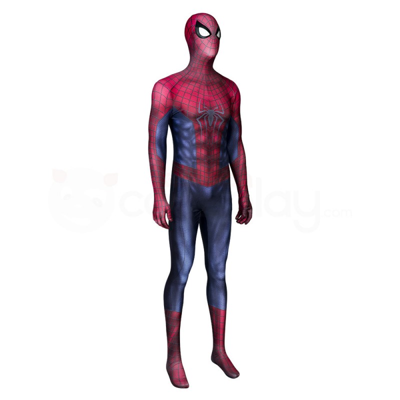 The Amazing Spider-Man 2 Andrew Garfield Cosplay Costume Peter Parker Jumpsuit
