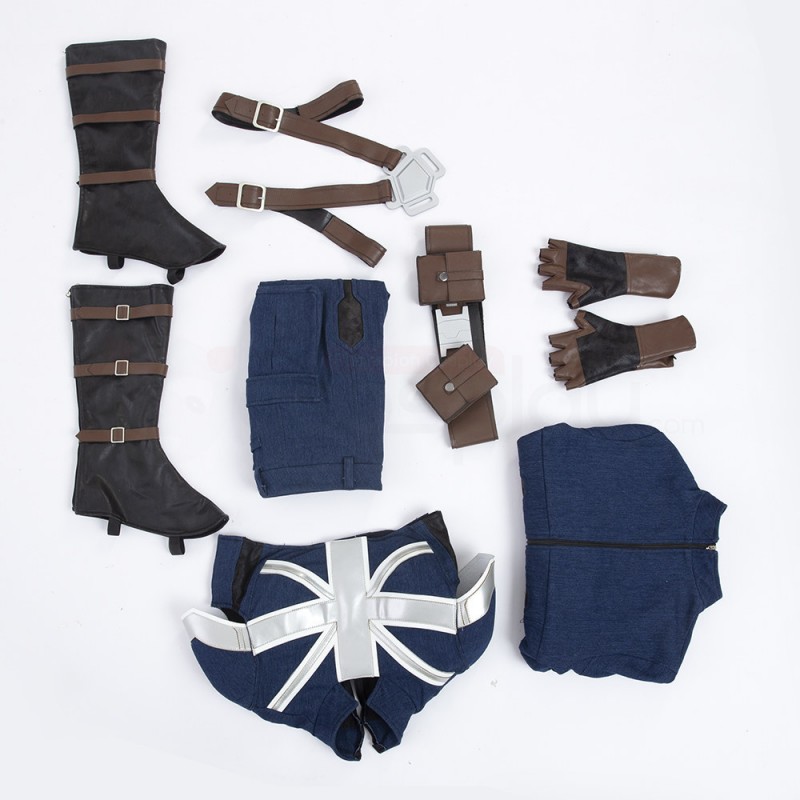 Suppose That Peggy Carter Cosplay Costume Captain Carter Stealth Suit