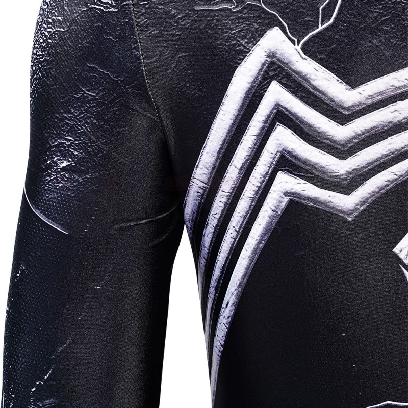 Venom Symbiote Cosplay Costume The Amazing Spiderman Black Suit