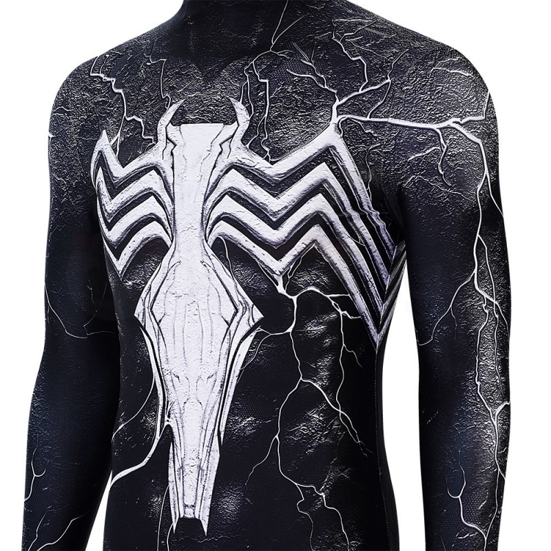 Venom Symbiote Cosplay Costume The Amazing Spiderman Black Suit
