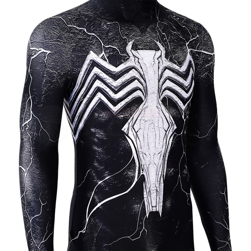 Venom Symbiote Cosplay Costume The Amazing Spiderman Black Suit