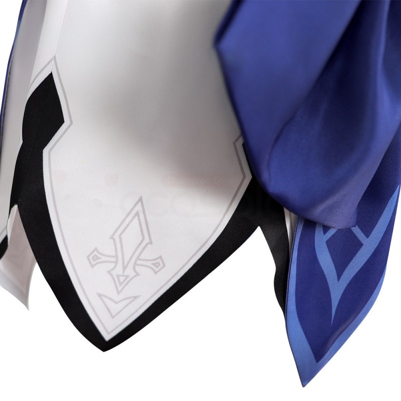 Genshin Impact Eula Pizza Hut Cosplay Costume
