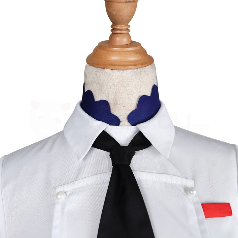 Genshin Impact Eula Pizza Hut Cosplay Costume